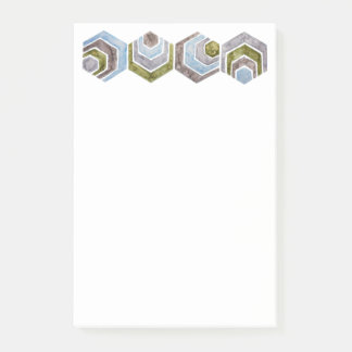 グラデーション六角形 ポストイット