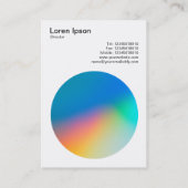 グラデーション円01 名刺 (裏面)