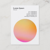 グラデーション円02名刺 名刺 (裏面)