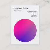 グラデーション円06名刺 名刺 (正面)
