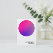 グラデーション円v2 06 名刺 (スタンド正面)