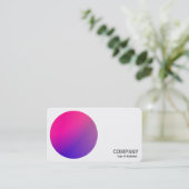 グラデーション円v3 06 名刺 (スタンド正面)