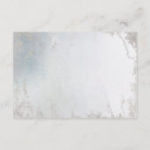 グラデーション埃の多い青い霜の付いたホイル結婚の情報 エンクロージャーカード (裏面)