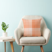 グラデーション市松模様にBlocks Orange tones装飾用クッション クッション (椅子)