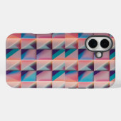 グラデーション幾何学抽象iPhone 16 Plusケース Case-Mate iPhoneケース (裏面 (横))