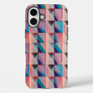 グラデーション幾何学抽象iPhone 16 Plusケース iPhone 16 Plusケース
