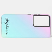 グラデーション数々の色の SAMSUNG GALAXYケース (左側面)