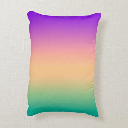 グラデーション数々の色 アクセントクッション (裏面(縦))