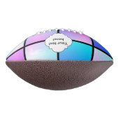 グラデーション正方形パターン アメリカンフットボール (回転90)