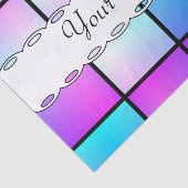 グラデーション正方形パターン 薄葉紙 (詳細)