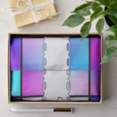 グラデーション正方形パターン 薄葉紙 (ギフト)