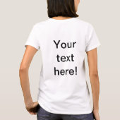 グラデーション正方形パターン Tシャツ (裏面)