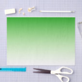 グラデーション濃い緑から薄い緑へのティッシュペーパー 薄葉紙 (クラフト)