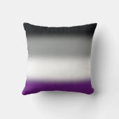 グラデーション無性プライドフラグ – カラフル ACEフラグ クッション (裏面)