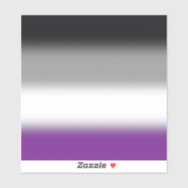 グラデーション無性プライドフラグ – カラフル ACEフラグ シール