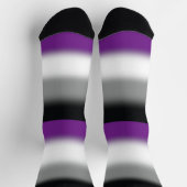 グラデーション無性プライドフラグ ソックス (上部)