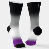 グラデーション無性Crewソックス ソックス (傾斜あり)