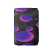 グラデーション球のボールパターン バスマット (正面縦)