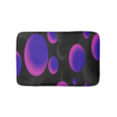 グラデーション球のボールパターン バスマット (正面)