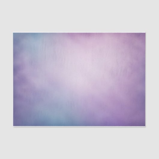 グラデーション紫、薄紫、青エレガント 薄葉紙 (正面)