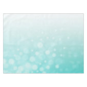 グラデーション結婚ティール（緑がかった色）のテーブルクロス テーブルクロス (正面(横))