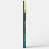 グラデーション緑の黄色い円の幾何学的パターン Case-Mate iPhoneケース (裏面 / 右)