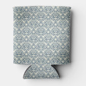 グラデーション背景のダマスクのパターン2 缶クーラー (正面)