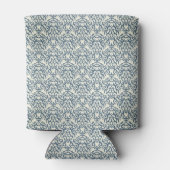 グラデーション背景のダマスクのパターン2 缶クーラー (裏面)