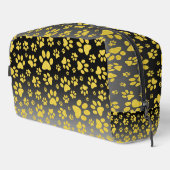 グラデーション背景の金ゴールドメタルパターンマウス ドップキット (右コーナー)