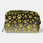 グラデーション背景の金ゴールドメタルパターンマウス ドップキット (裏面)