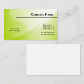 グラデーション背景テンプレート 名刺 (正面/裏面)