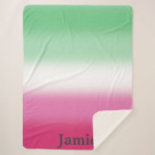 グラデーション色性的プライドフラグ シェルパブランケット (正面)