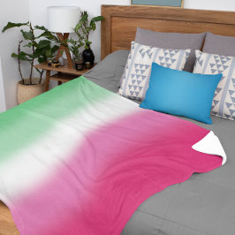 グラデーション色性的プライドフラグ シェルパブランケット