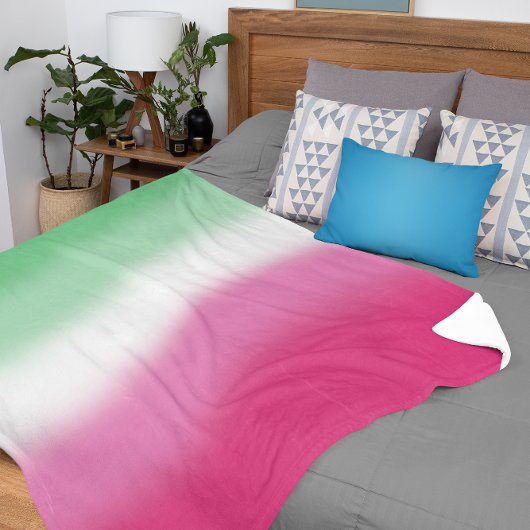 グラデーション色性的プライドフラグ シェルパブランケット