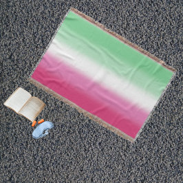 グラデーション色性的プライドフラグ スローブランケット