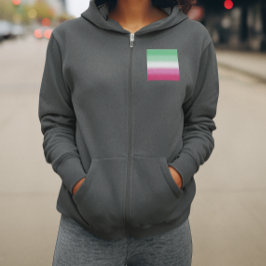 グラデーション色性的プライドフラグ パーカ