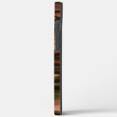 グラデーション茶色から黄色の形成抽象芸術ジグザグ Case-Mate iPhoneケース (裏面 / 左)