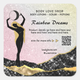 *~* グラデーション虹の女神の意思魔法AP24 S スクエアシール