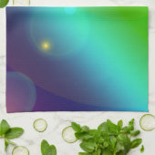 グラデーション虹 キッチンタオル (折り畳み)