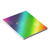 グラデーション虹 ノートパッド (アングル)