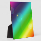グラデーション虹 フォトプラーク (側面)