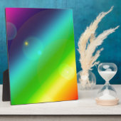 グラデーション虹 フォトプラーク (側面)