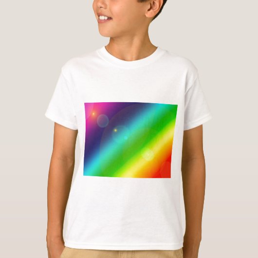 グラデーション虹 Tシャツ (正面)
