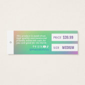グラデーション衣料価格つるラベル (裏面)