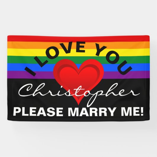 グラデーション赤い愛ハート+あなたの背景。&アイディア 横断幕 (横)