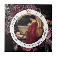 グラデーション赤と黒の花振り子