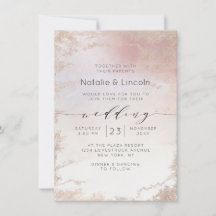 グラデーション赤面ピンクフロステッド箔スクリプトフォント結婚