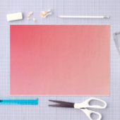 グラデーション赤面ピンク、サンゴ 薄葉紙 (クラフト)