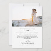 グラデーション赤面 | 結婚s サンキューカード (正面)