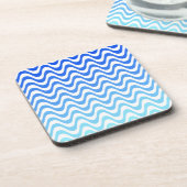 グラデーション青い波 コースター (左側)